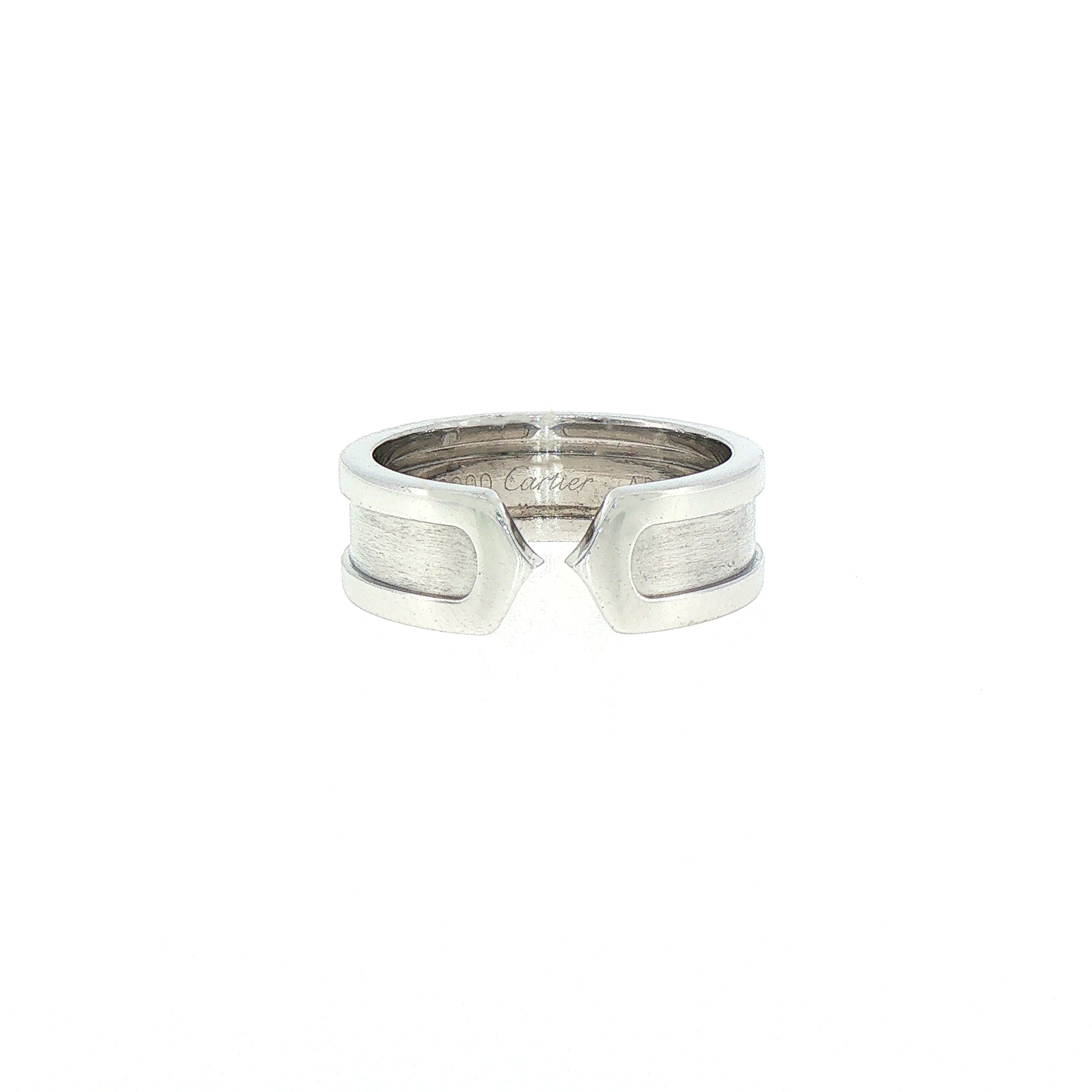 Open Cartier Ring Weighing 7.9 Grams in 18ct White Gold