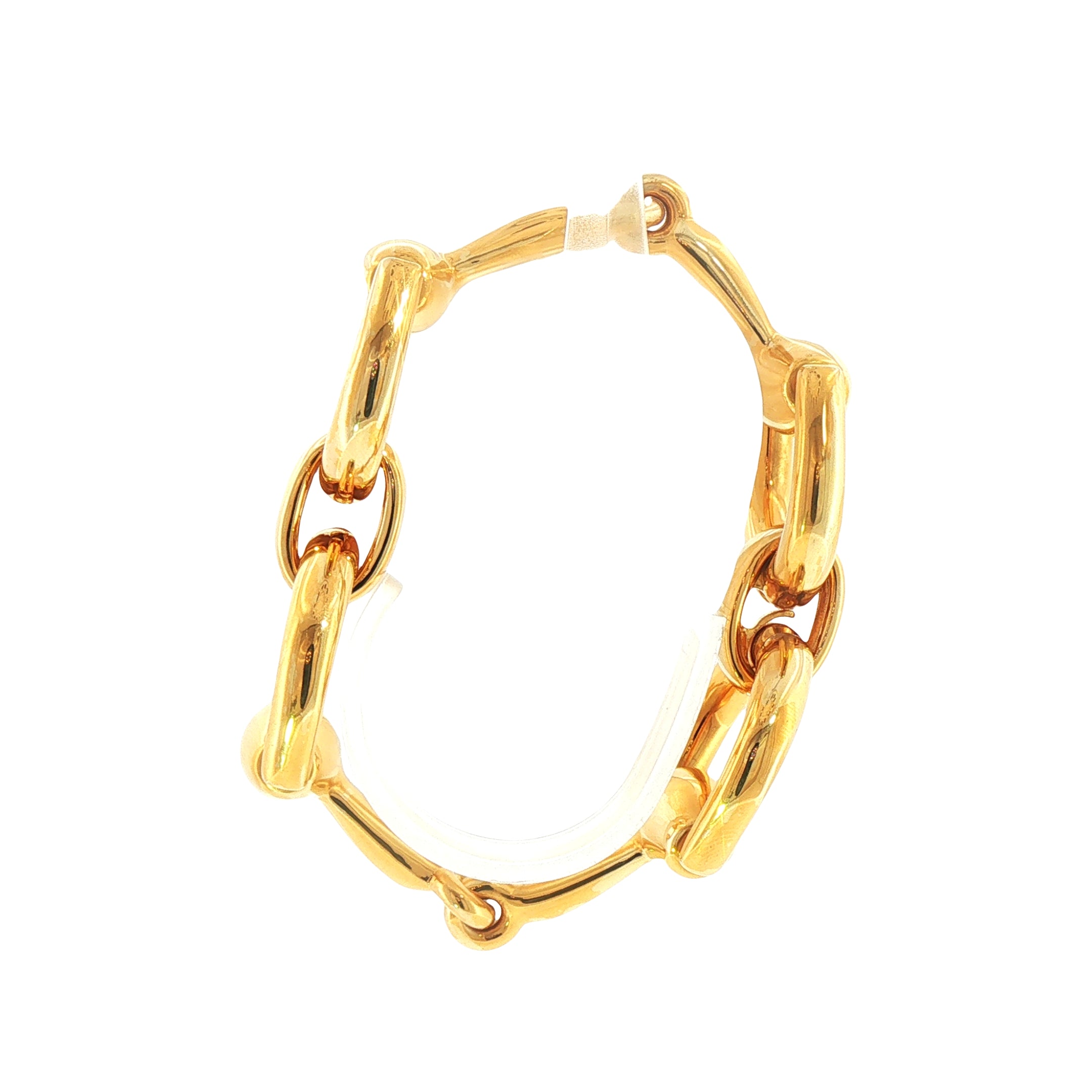 Gucci Equestrian Style Large Bracelet 67.2grams Set In 18ct Yellow Gold