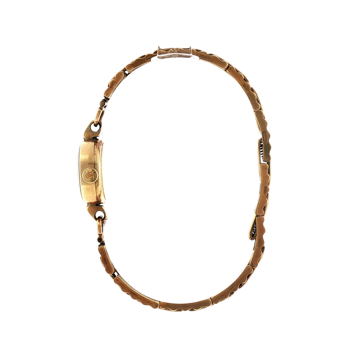 Vintage Ladies Manual Omega with 9ct Gold-Plated Bracelet