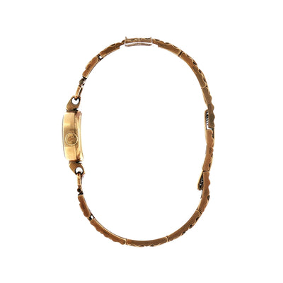 Vintage Ladies Manual Omega with 9ct Gold-Plated Bracelet