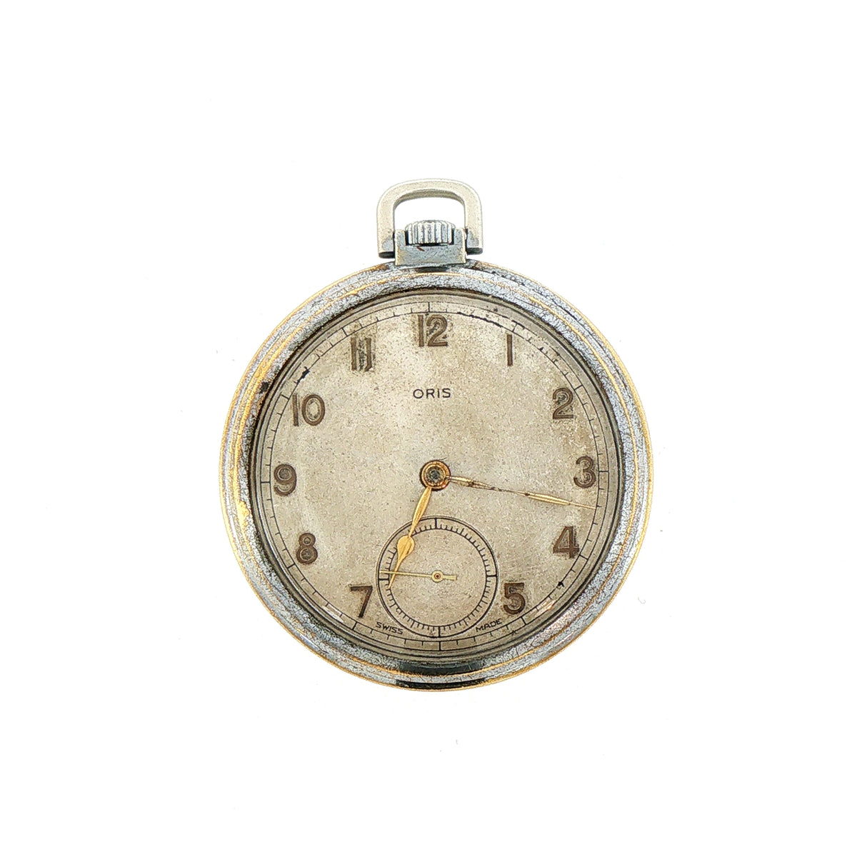 Gents Oris Pocket Watch in Stainless Steel