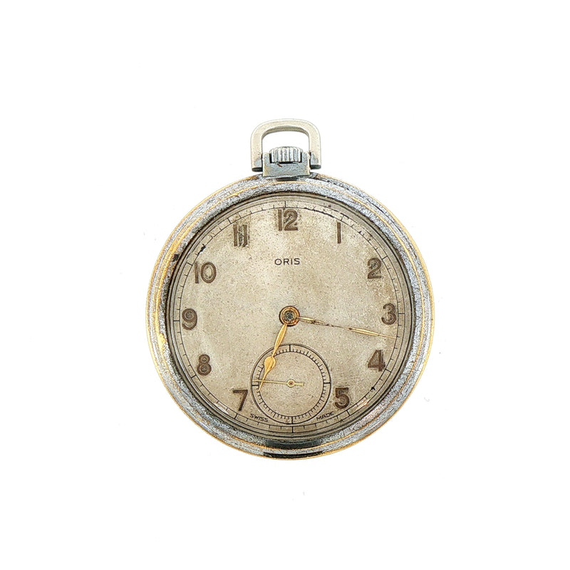 Gents Oris Pocket Watch in Stainless Steel