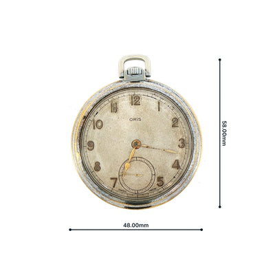 Gents Oris Pocket Watch in Stainless Steel