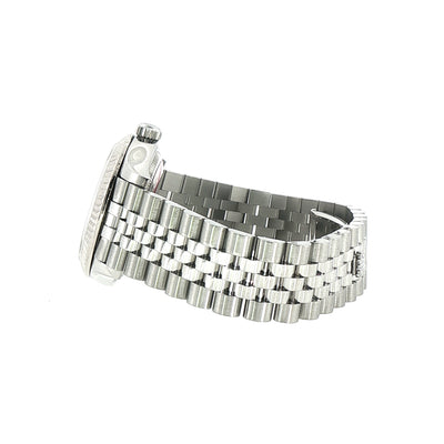 Ladies Vintage Rolex Stainless Steel Datejust with Fluted Bezel