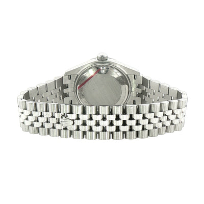 Ladies Vintage Rolex Stainless Steel Datejust with Fluted Bezel