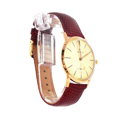 Vintage Zenith Manual Wind Watch in 18ct Rose Gold