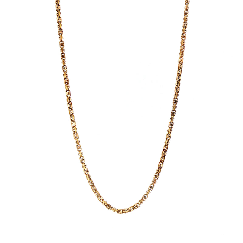 Vintage Chain Necklace with Swivel Catch in 15ct Rose Gold