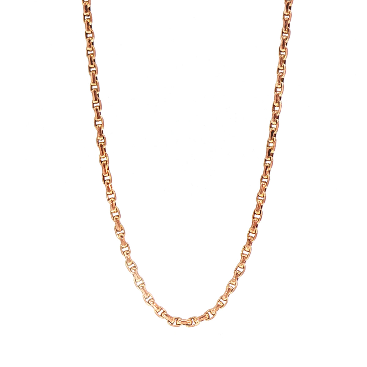 Vintage 60" Muff Chain in 9ct Rose Gold