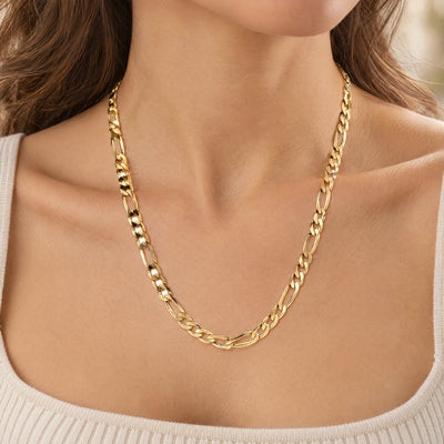 Vintage Figaro Link Chain in 9ct Yellow Gold