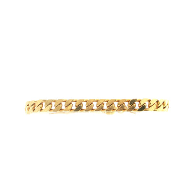 18ct Yellow Gold Curb Chain Bracelet 49.6 Grams