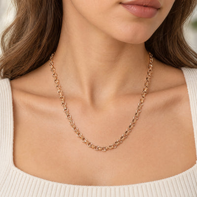 Vintage Belcher Chain in 9ct Rose Gold