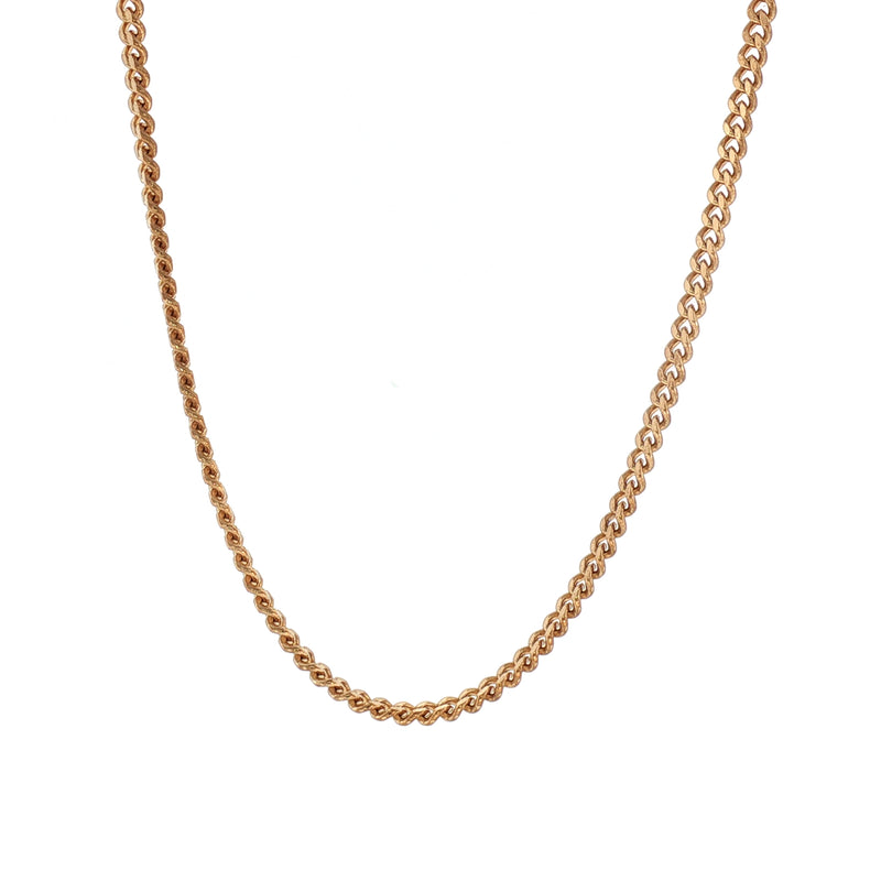 Vintage Curb Link Chain Weighing 13.6g in 9ct Yellow Gold