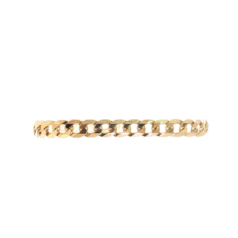 15.7g Vintage 9ct Yellow Gold Gents Curb Bracelet