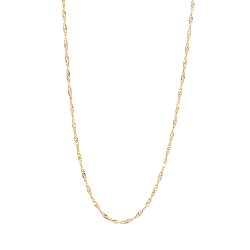 Vintage Singapore Chain in 9ct Yellow Gold