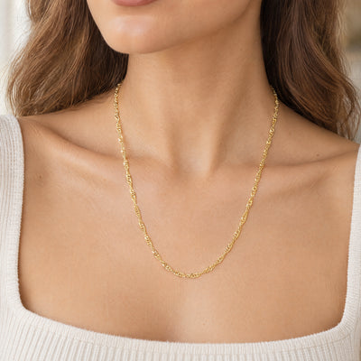 Vintage Singapore Chain in 9ct Yellow Gold