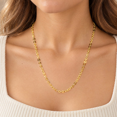 Vintage Trace Chain in 18ct Yellow Gold