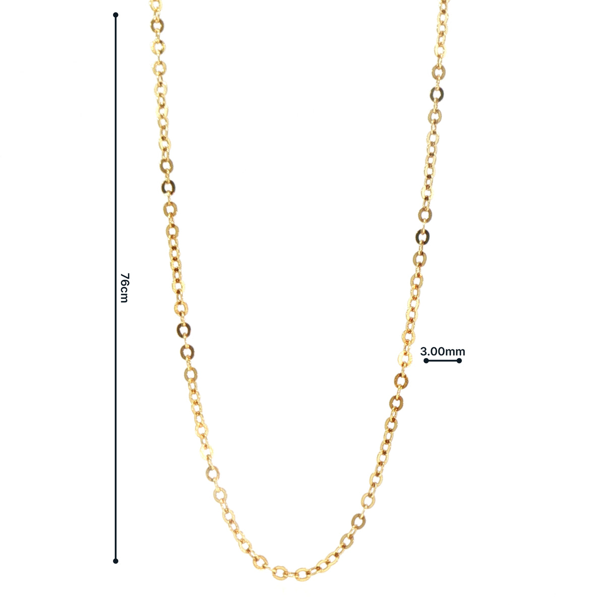Vintage Trace Chain in 18ct Yellow Gold