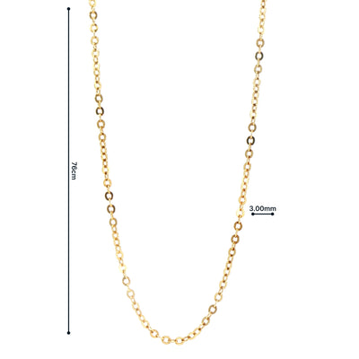 Vintage Trace Chain in 18ct Yellow Gold