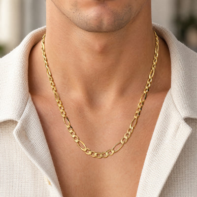 Vintage Figaro Link Chain in 9ct Yellow Gold