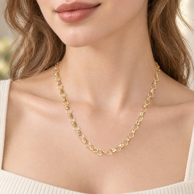 Vintage Round Belcher Chain in 9ct Yellow Gold