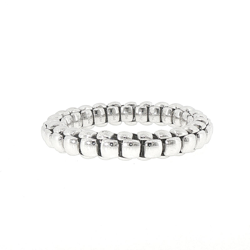 Expandable Vintage Fope Bracelet Weighing 37.2g in 18ct White Gold