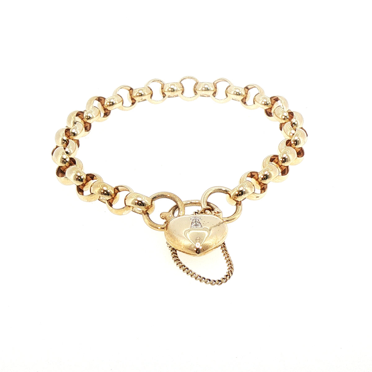Vintage Round Link Bracelet in 9ct Yellow Gold