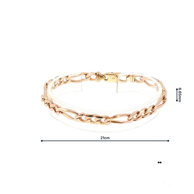 Vintage Figaro Style Bracelet in 9ct Yellow Gold