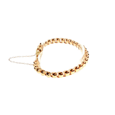 Vintage Roller Link Bracelet in 9ct Yellow Gold