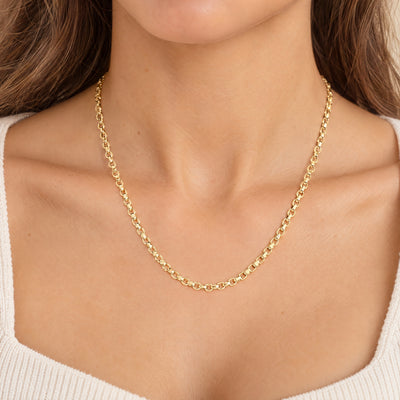 Vintage Belcher Chain in 9ct Yellow Gold