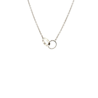 Vintage Cartier LOVE Pendant on chain in 18ct White Gold