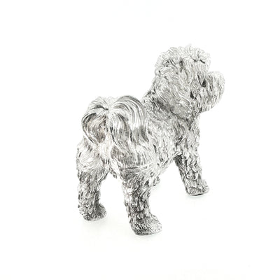 Vintage Sterling Silver Standing Shihtzu Dog Figure