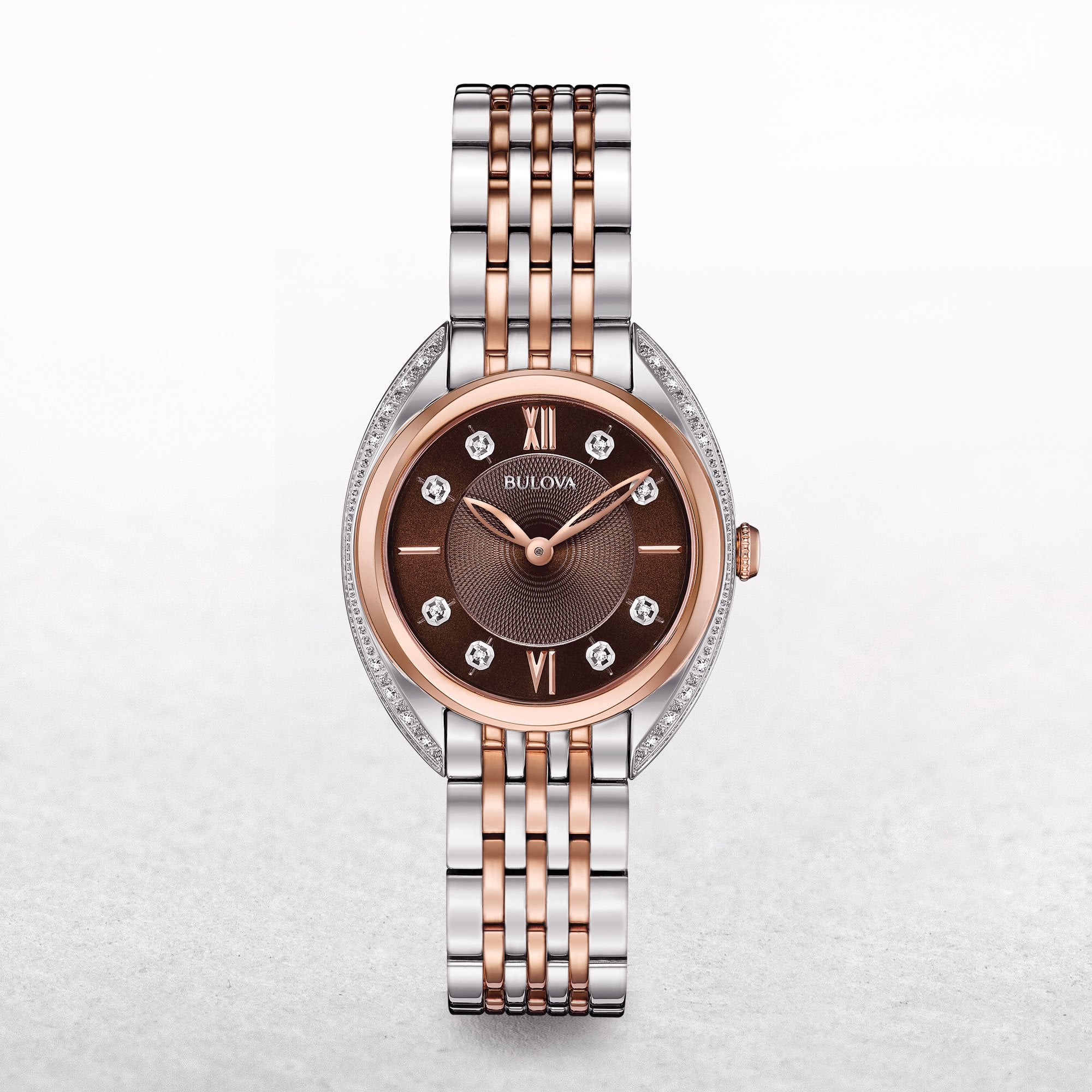 Bulova Classic Ladies 30mm Two Tone & Diamond