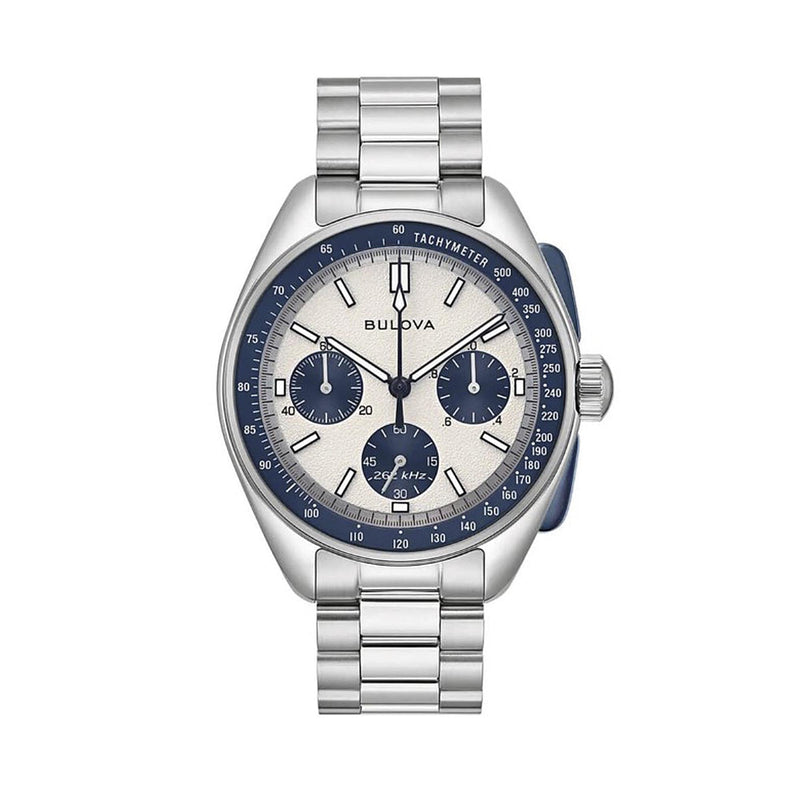 Bulova Gents Archive Series Jet Star Limited Edition Stainless Steel Watch With Silver Dial