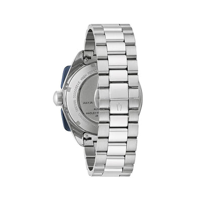 Bulova Gents Archive Series Jet Star Limited Edition Stainless Steel Watch With Silver Dial