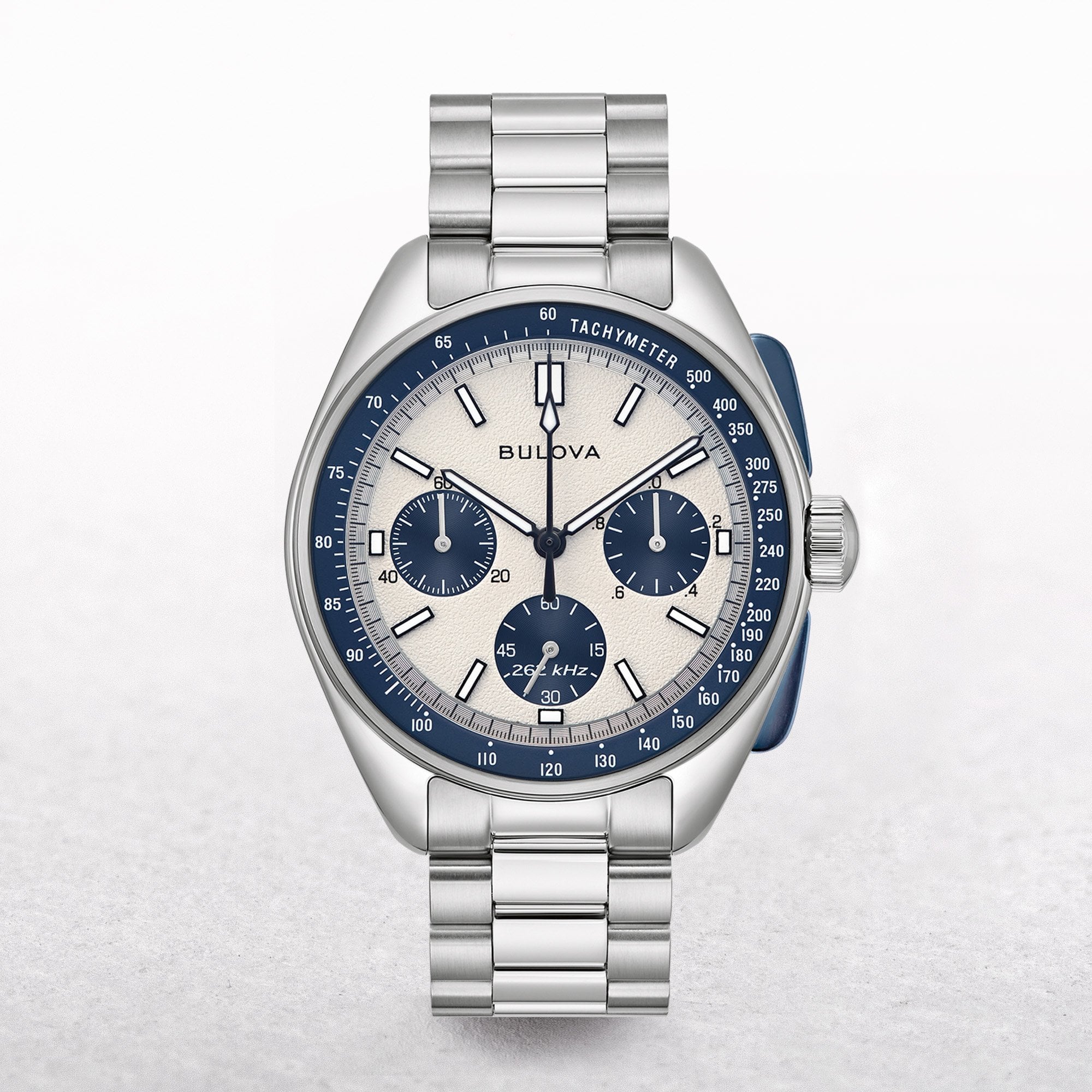 Bulova Gents Archive Series Lunar Pilot with White and Blue Dial