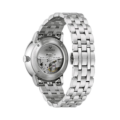 Bulova Gents Hudson Automatic Stainless Steel Blue Dial