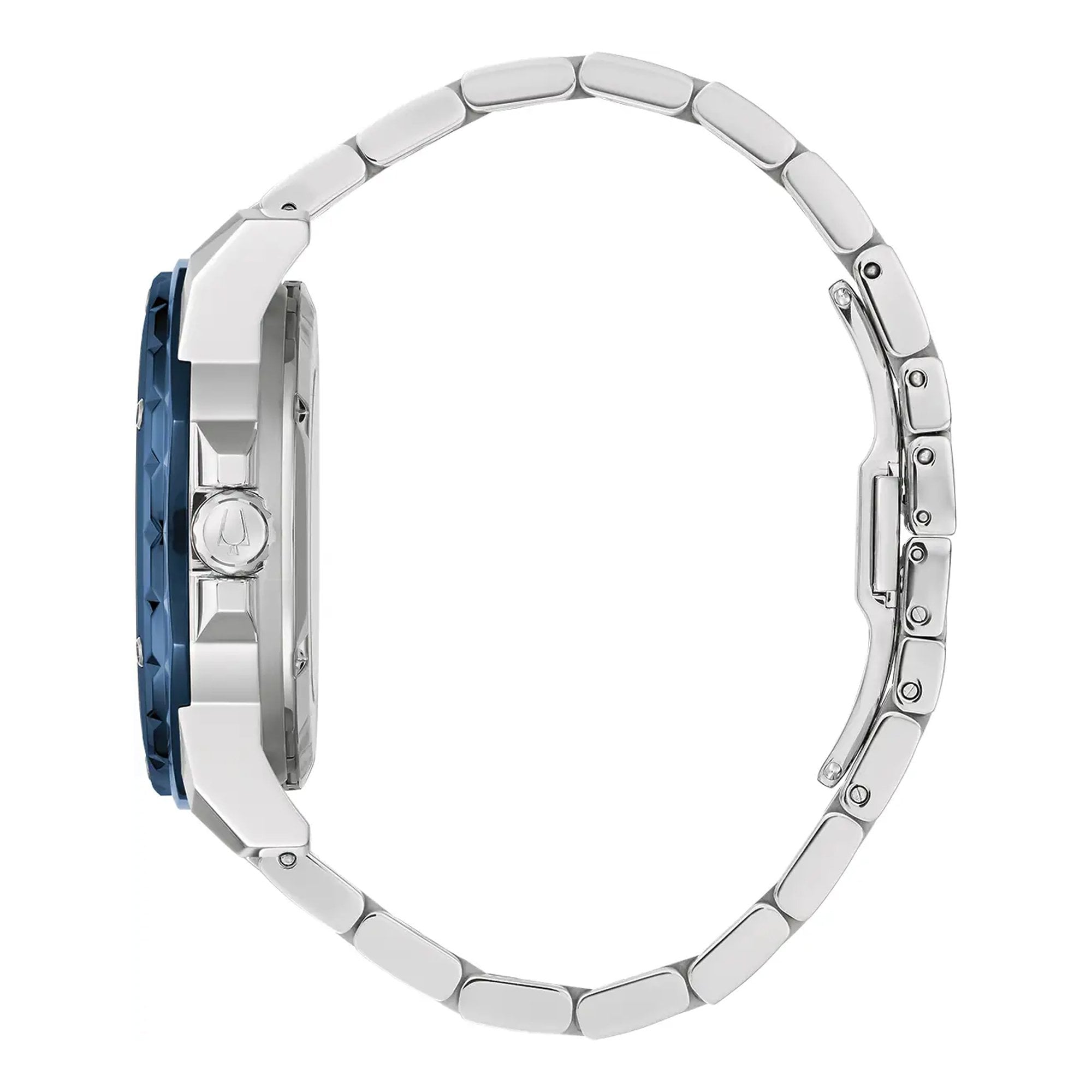 Bulova Gents Marine Star Blue Dial on Stainless Steel Bracelet