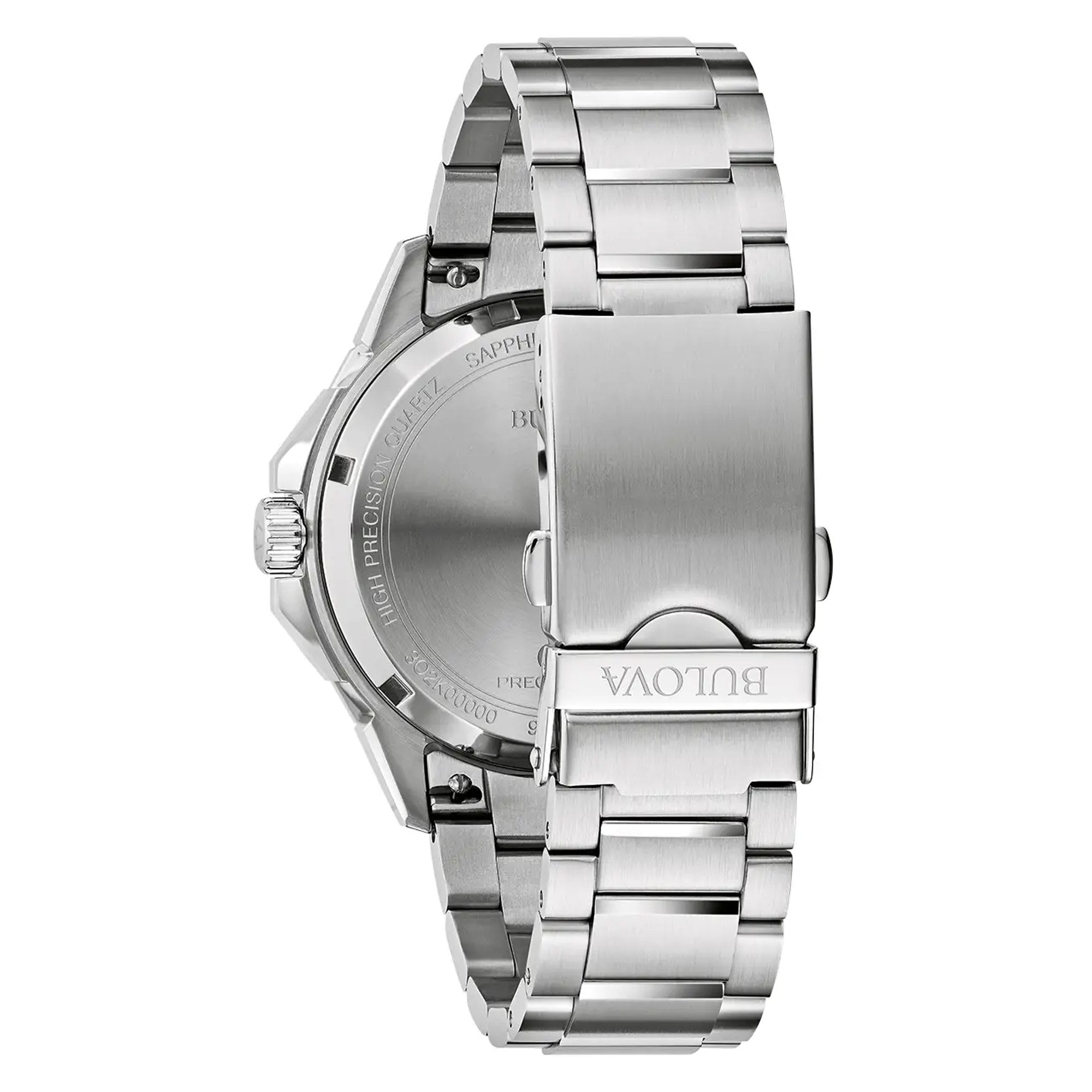 Bulova Gents Marine Star Precisionist Blue Dial on Stainless Steel Bracelet