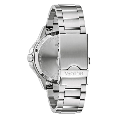 Bulova Gents Marine Star Precisionist Blue Dial on Stainless Steel Bracelet