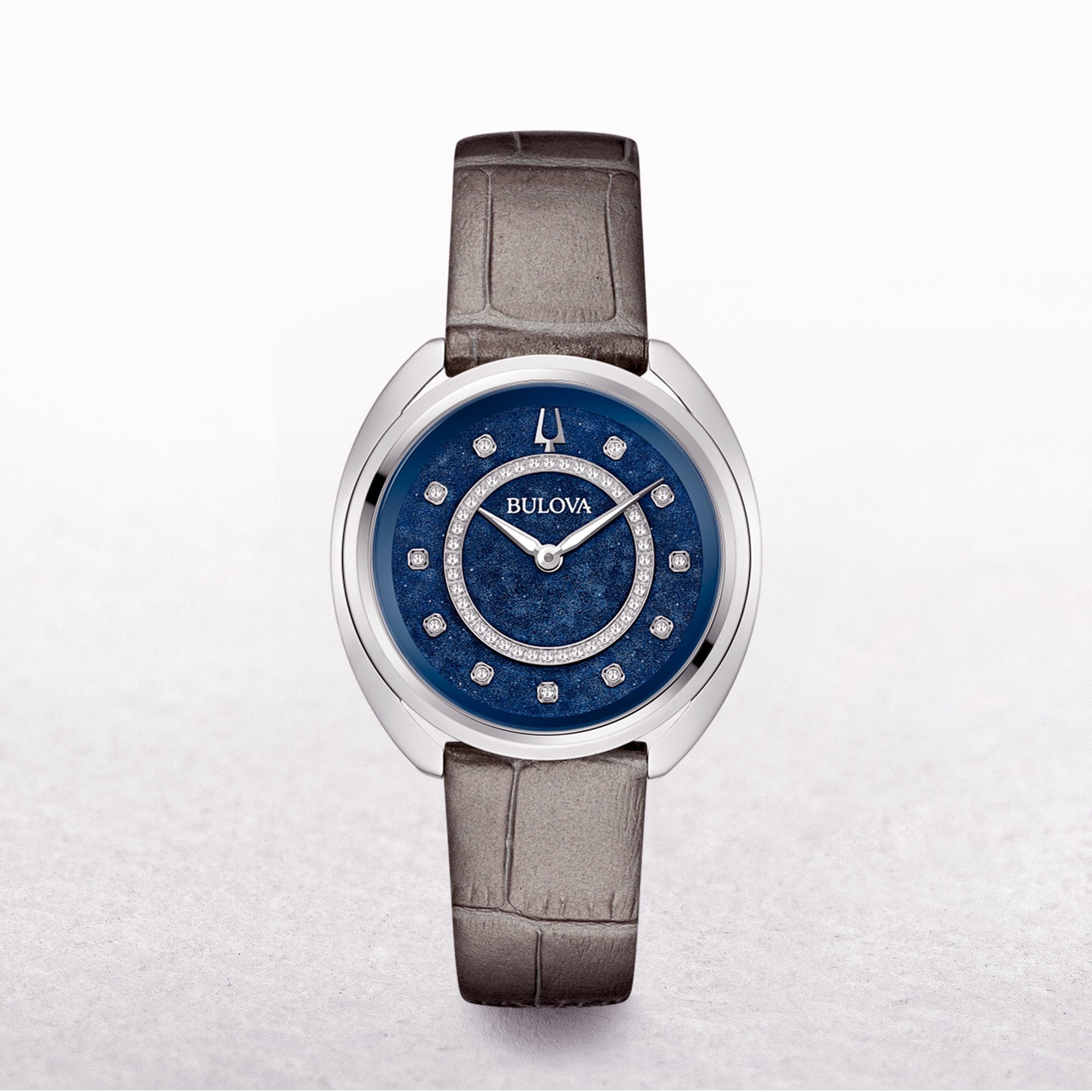 Bulova Ladies Duality Watch with Blue Dial and Bracelet plus Two Leather Straps