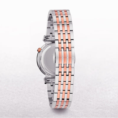 Bulova Ladies Regatta with Black Dial on a Two Tone Stainless Steel strap