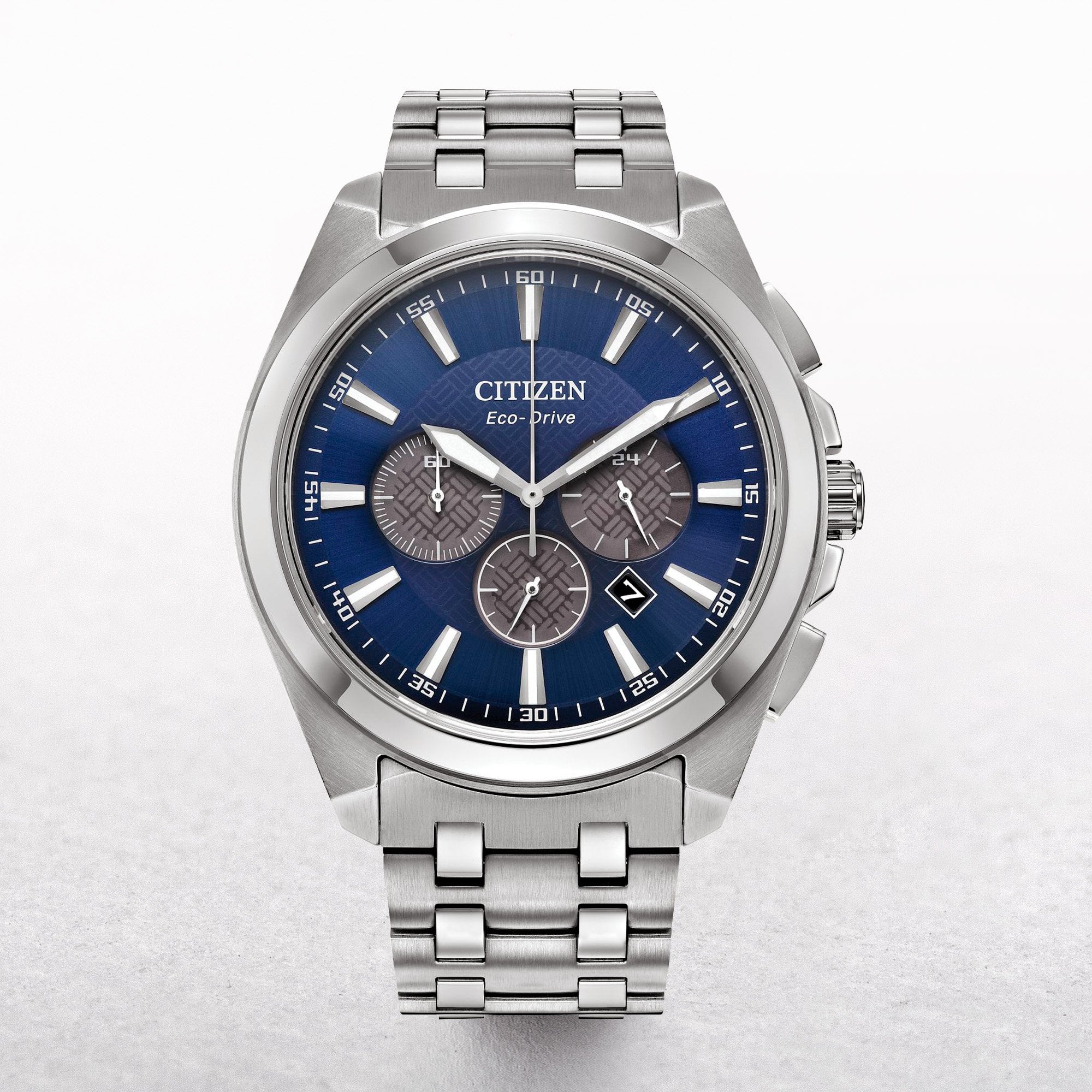 Citizen Gents Chronograph Eco-Drive Watch with Blue Dial