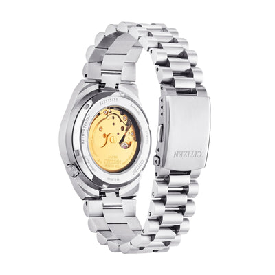 Citizen Gents Tsuoyosa Automatic Watch With Black Dial On A Stainless Steel Bracelet