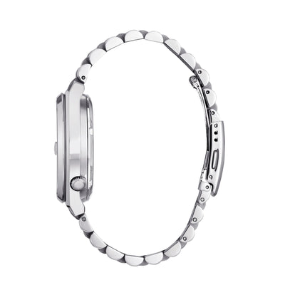 Citizen Gents Tsuoyosa Automatic Watch With Black Dial On A Stainless Steel Bracelet