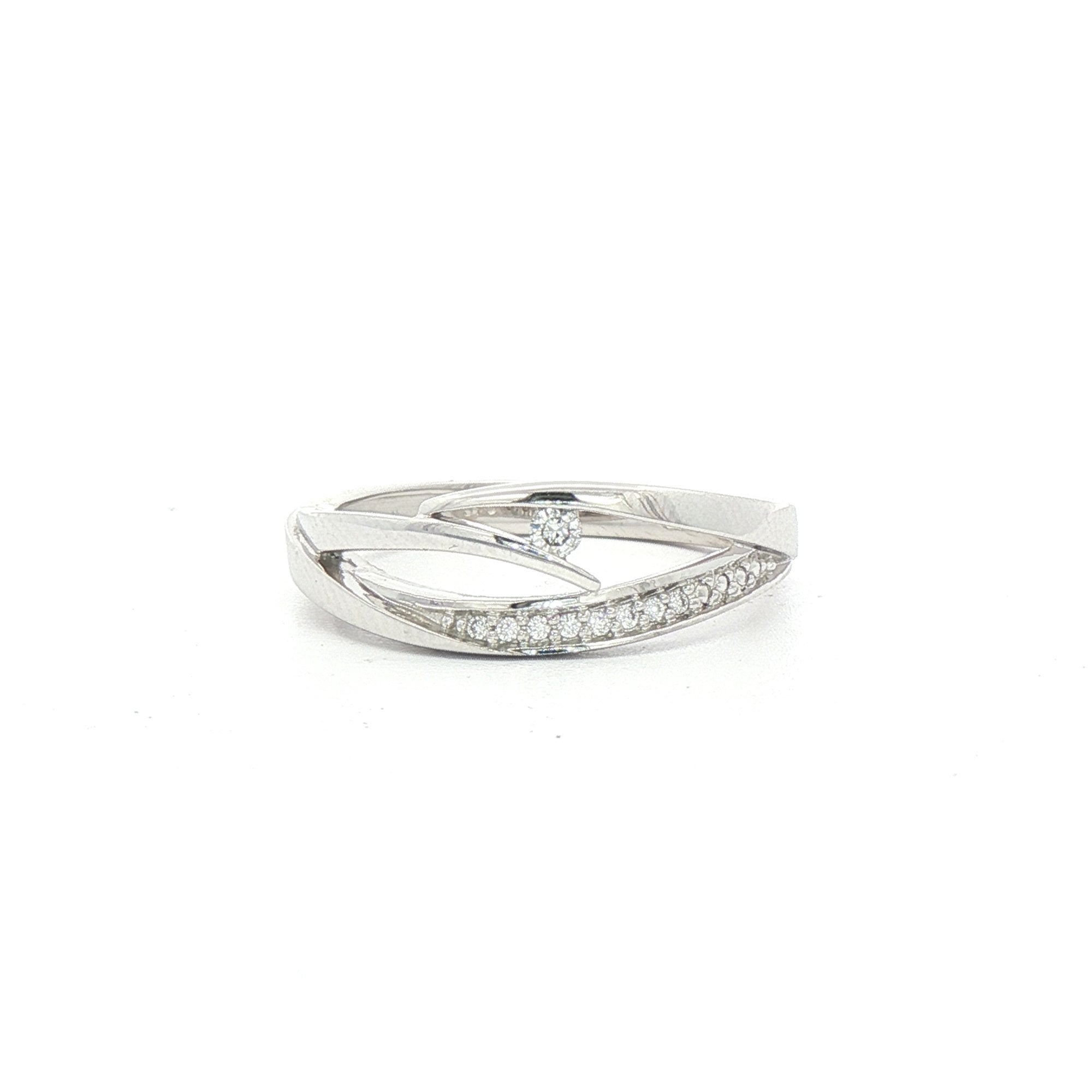 Natural Diamond 0.5ct Dress Ring in White Gold