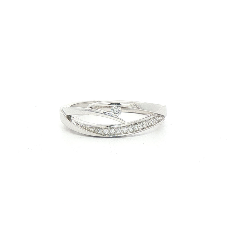 Natural Diamond 0.5ct Dress Ring in White Gold