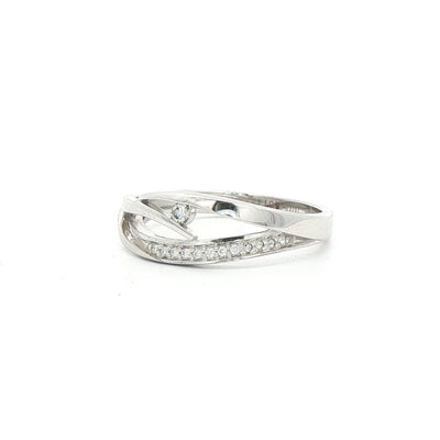 Natural Diamond 0.5ct Dress Ring in White Gold