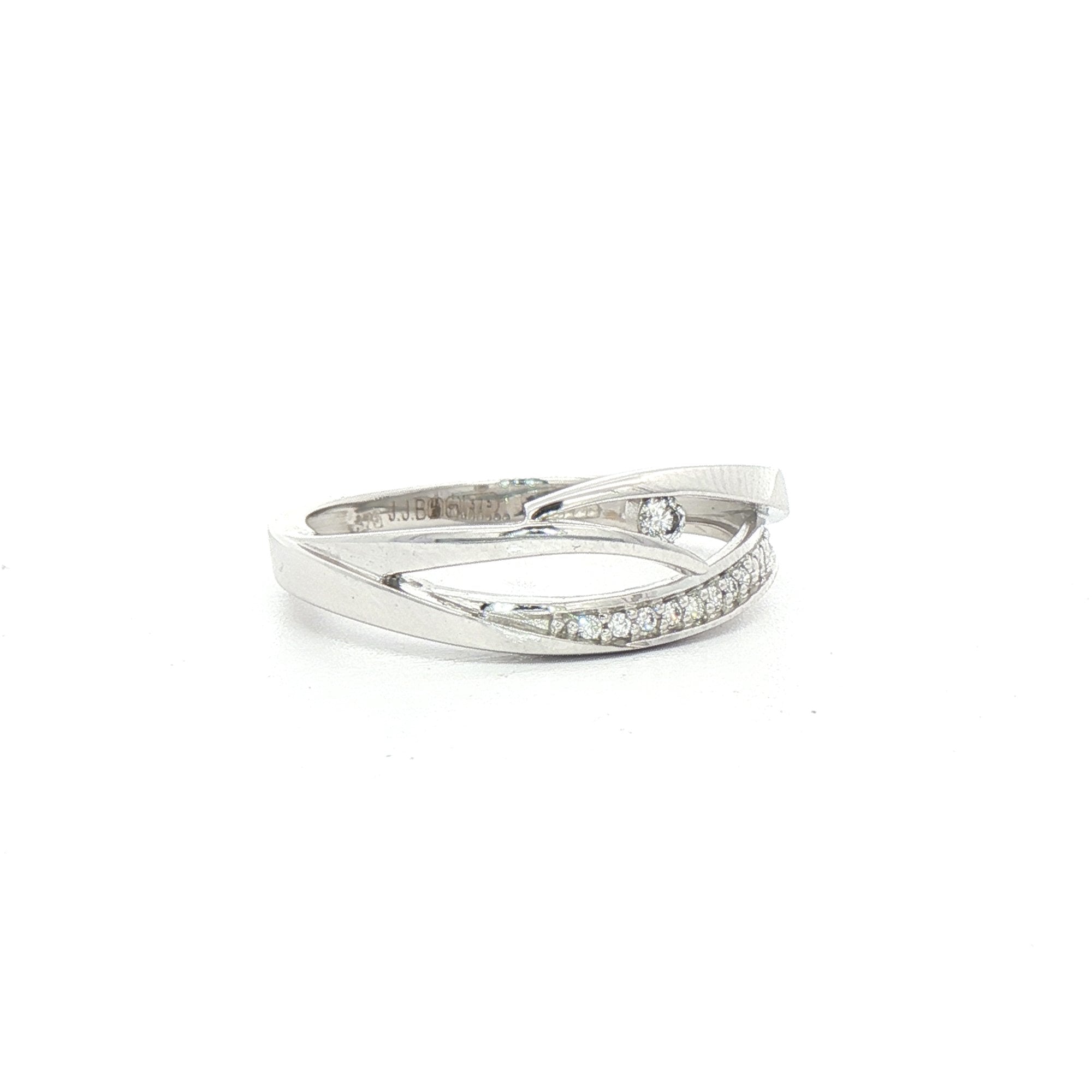 Natural Diamond 0.5ct Dress Ring in White Gold