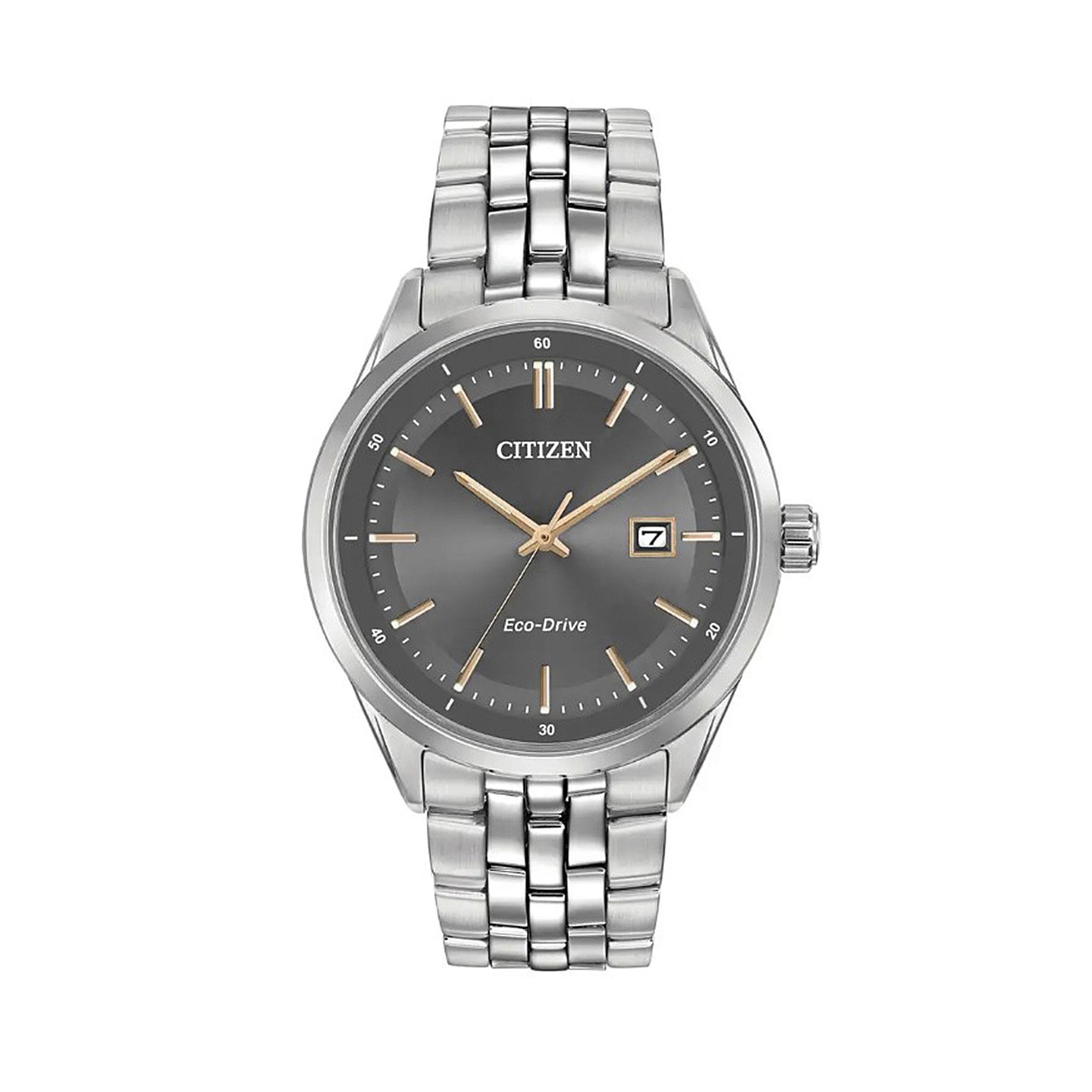 Gents 41mm Citizen  Eco-Drive Watch With Charcoal Dial