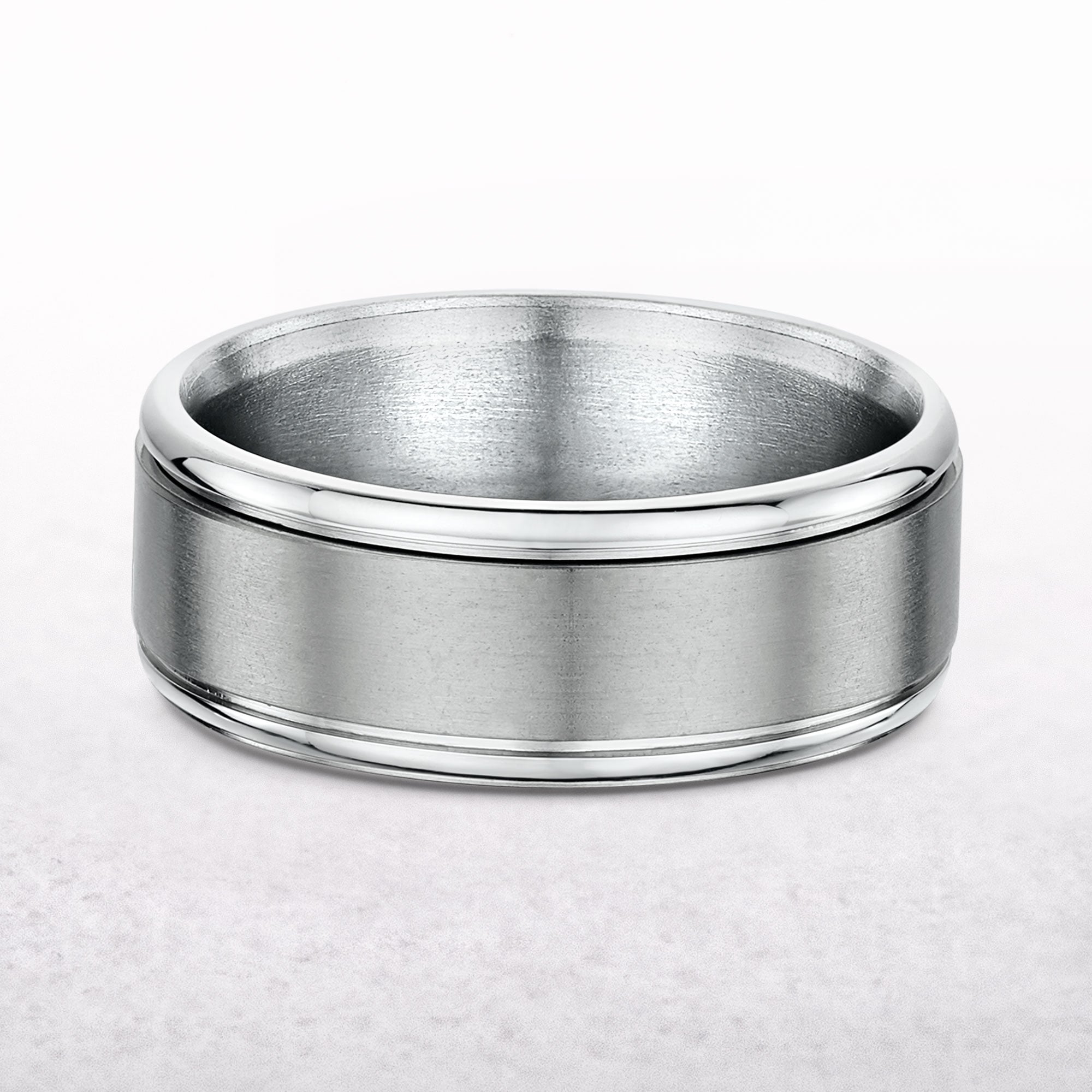 Gents 8mm Titanium Wedding Band